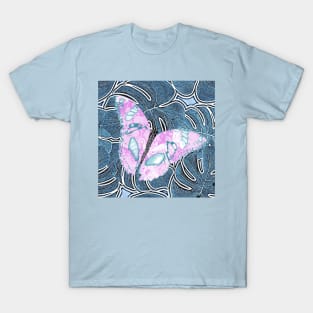 Marbled Paper Butterfly T-Shirt